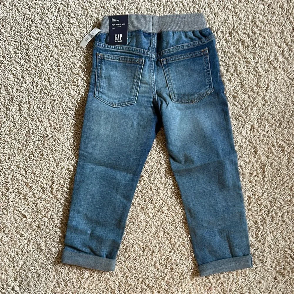 GAP Blue and Gray Relaxed Fit Jeans